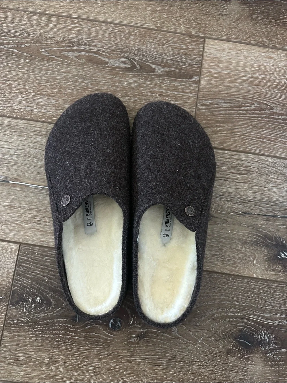 BRAND NEW Birkenstock Mocha Zermatt Shearling Slipper